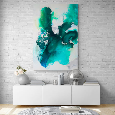 Abstract Wall Art - Tropical Waters 2B