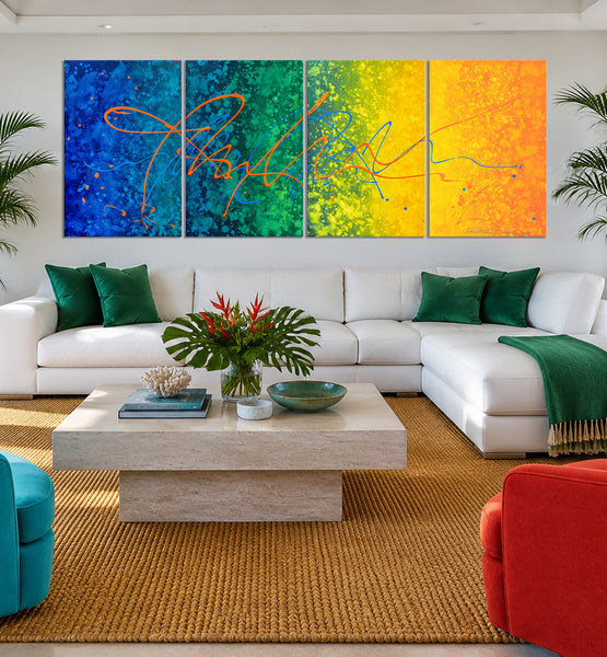 "Joy in Motion" Original Modern Abstract Painting