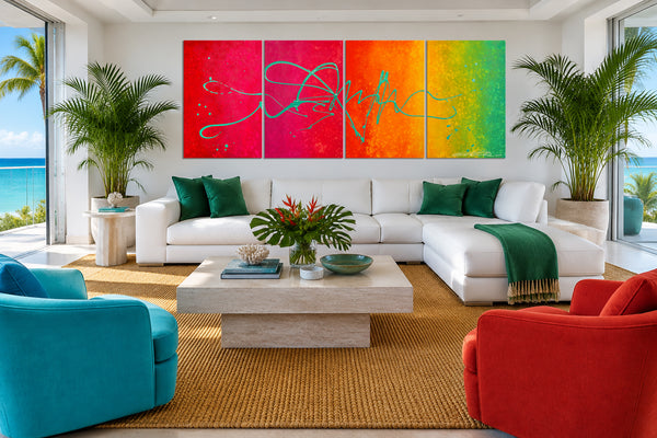 "Celebrate Life" Original Modern Abstract Painting