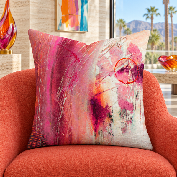 Coral-chair Palm Springs room