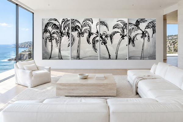 Palm Trees - Silver