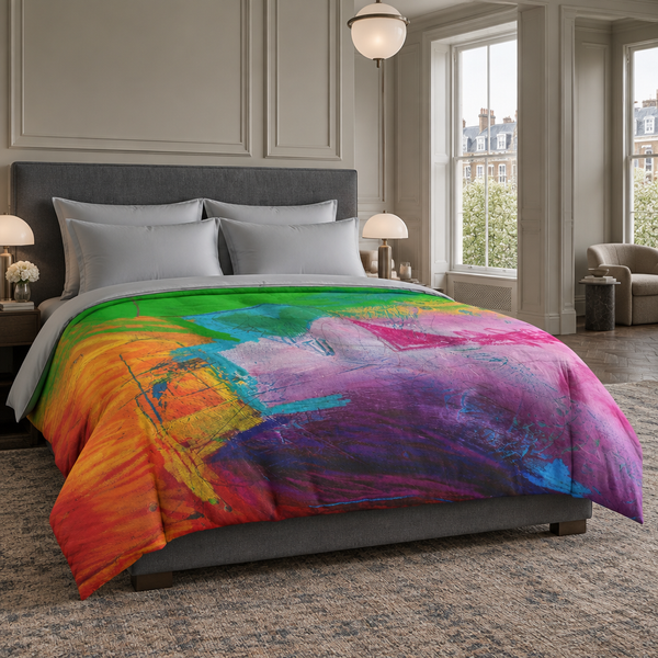 Emotions 3 comforter in a London collector’s suite