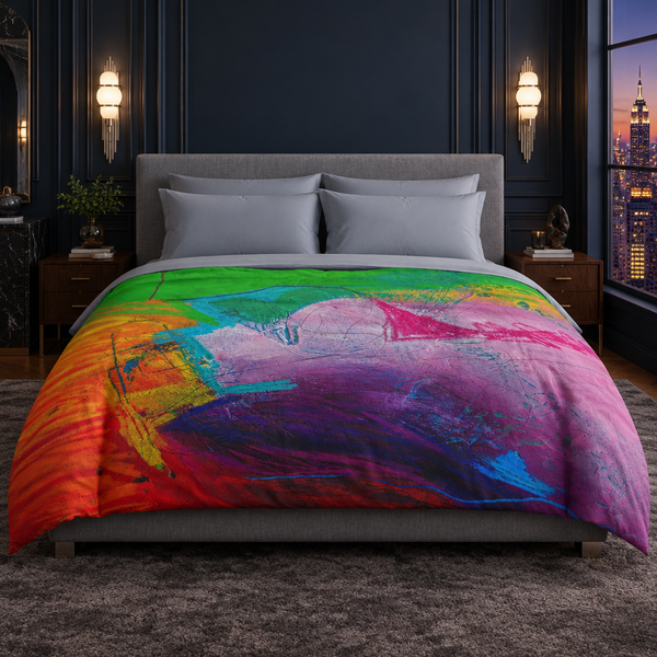 Emotions 3 in a navy New York suite