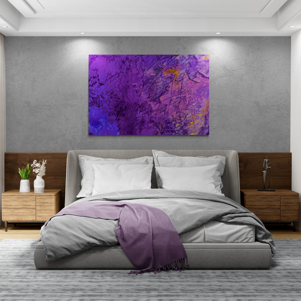 Abstract Wall Art - Amethyst