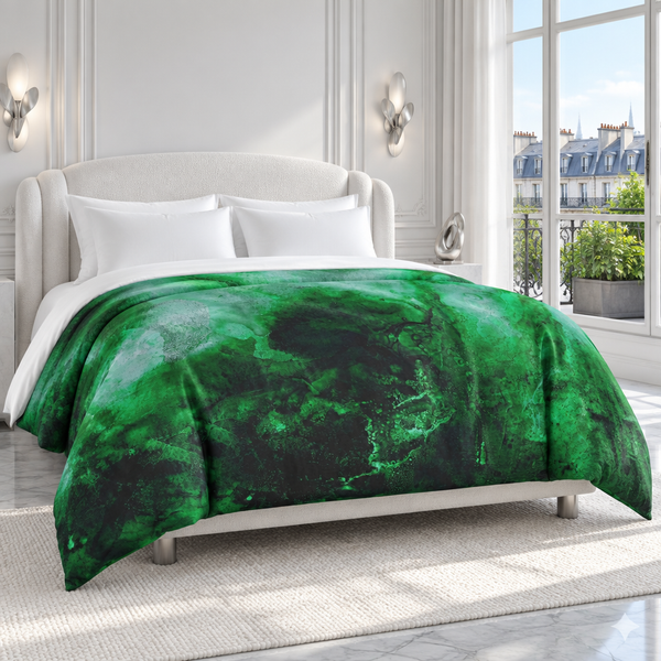 Green Energy in a cool-white Paris gallery residence