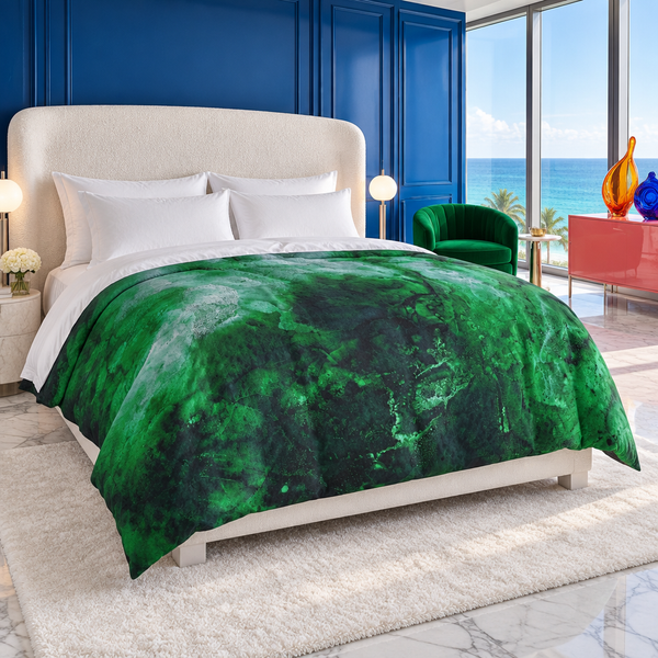 Green Energy in a lapis-blue Miami collector’s suite