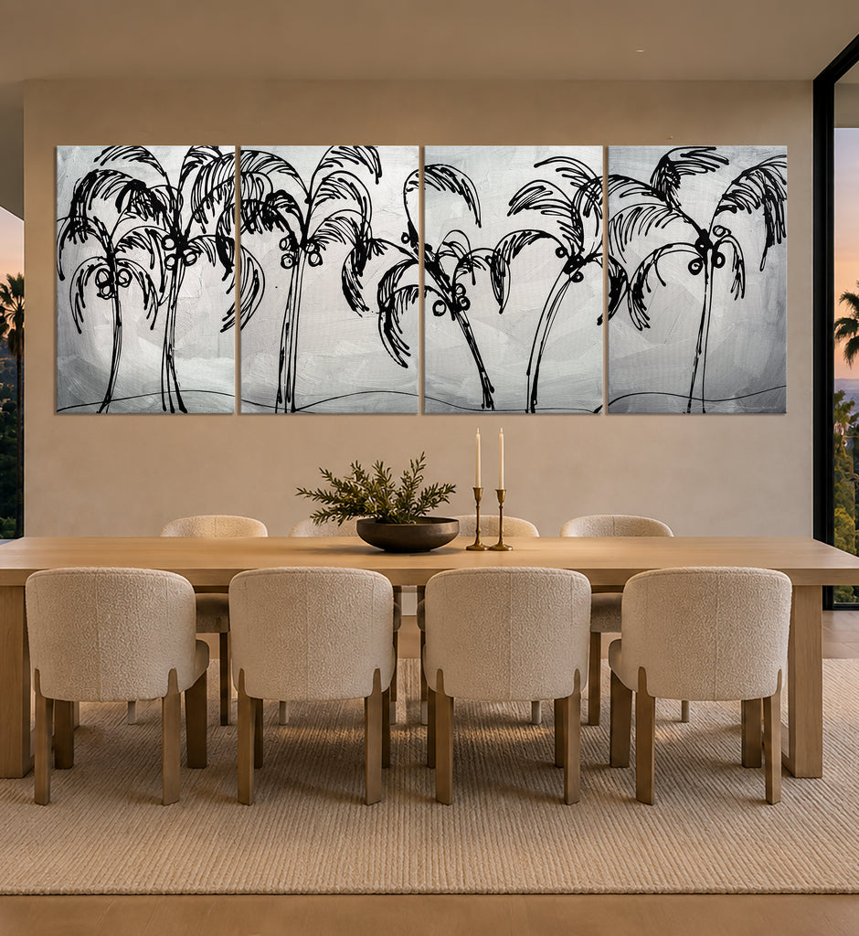 Palm Trees - Silver
