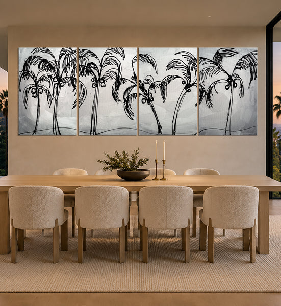 Palm Trees - Silver
