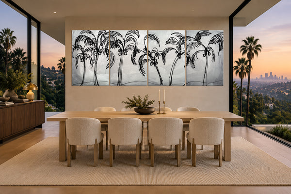 Palm Trees - Silver
