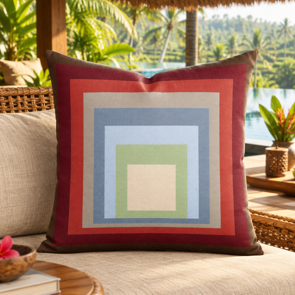 Bali luxury resort villa with rice terrace view