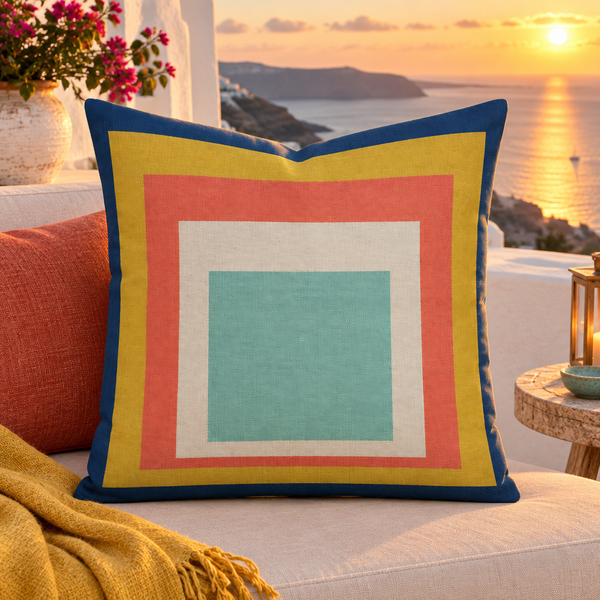 Santorini sunset terrace