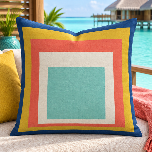 Colorful Maldives overwater villa