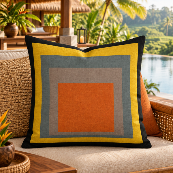 Bali luxury resort villa with rice terrace view