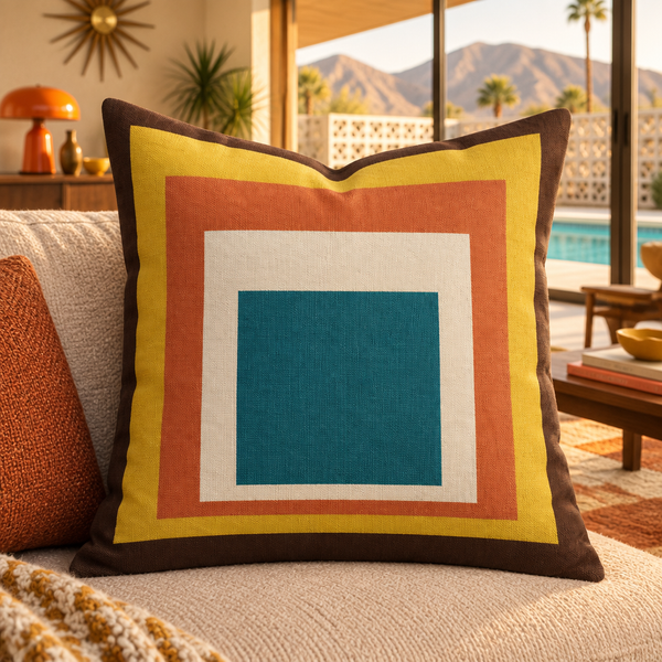 Palm Springs breeze-block suite with pool