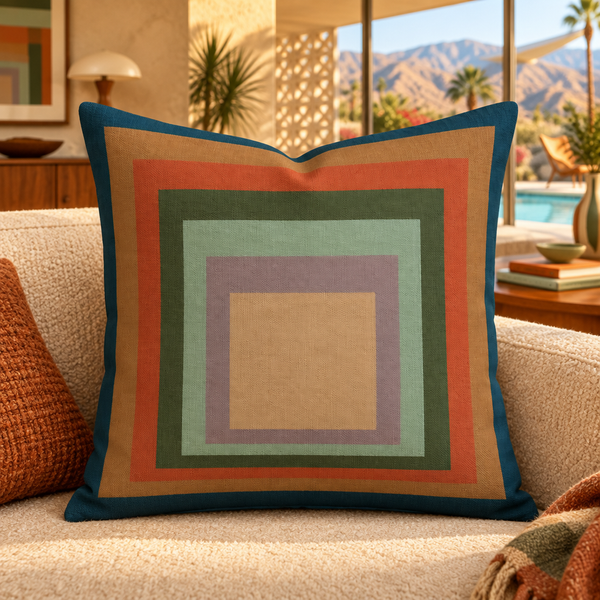 Palm Springs breeze-block suite with pool