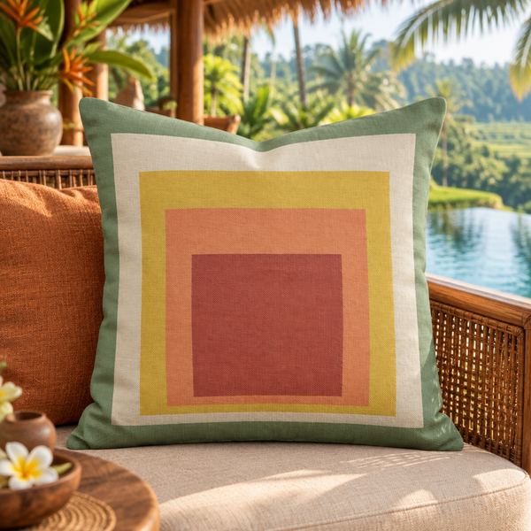 Bali luxury resort villa with rice terrace view