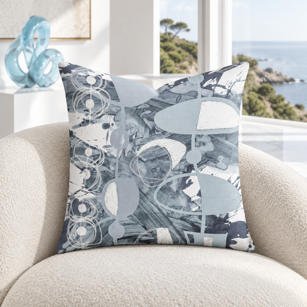 Gray 3 pillow in white collector gallery