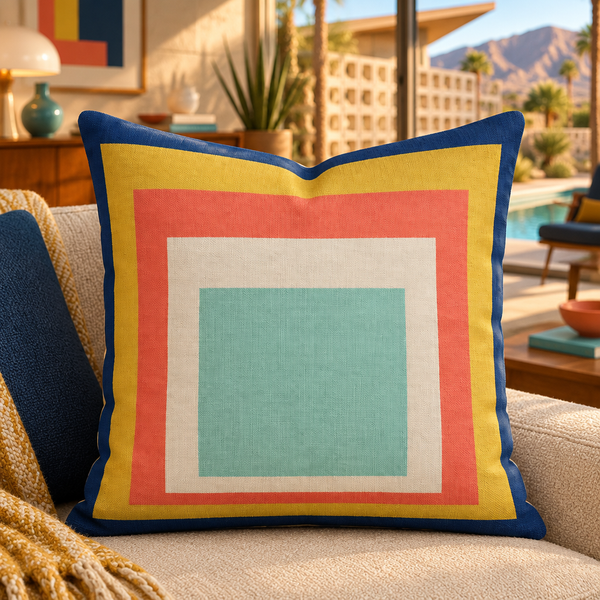 Palm Springs breeze-block suite with pool