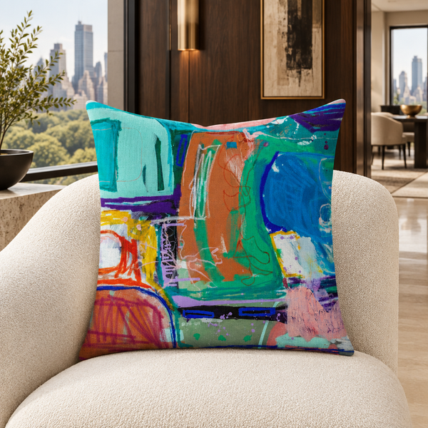 Reminiscence 1 pillow in dark walnut collector penthouse