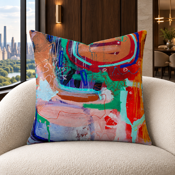 Reminiscence 2 pillow in dark walnut collector penthouse