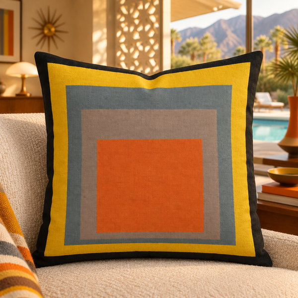 Palm Springs breeze-block suite with pool