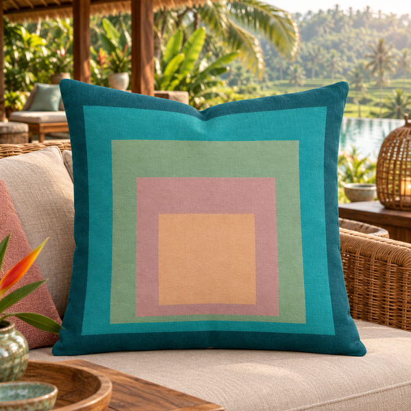 Bali luxury resort villa with rice terrace view