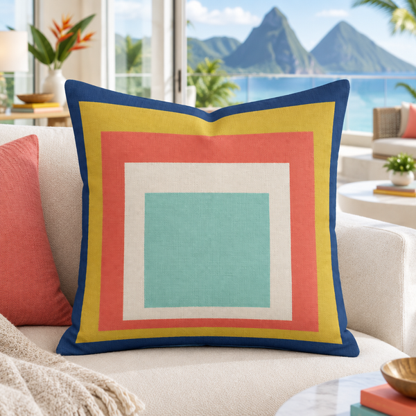 St. Lucia resort suite with Pitons view