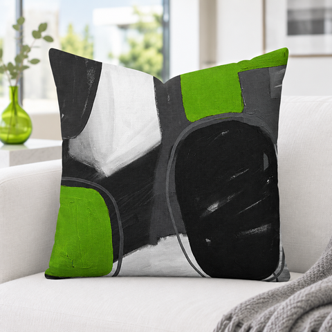 Lime & Gray with matching color accents