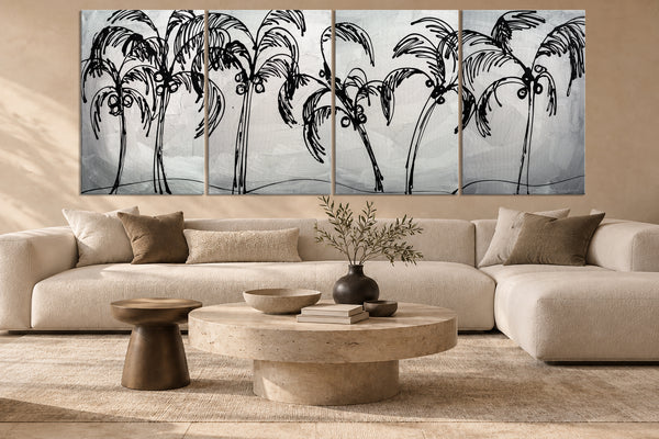 Palm Trees - Silver