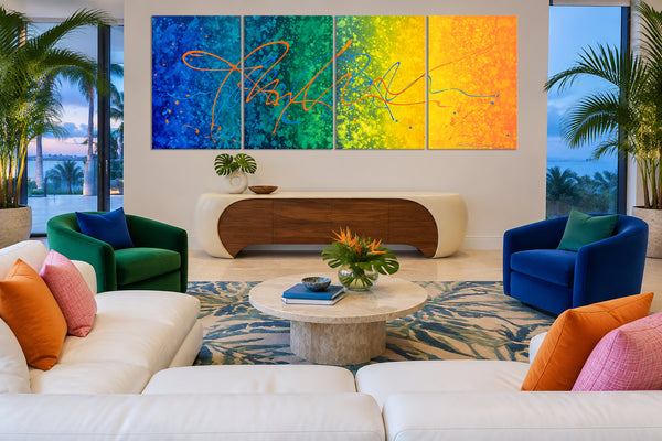 "Joy in Motion" Original Modern Abstract Painting