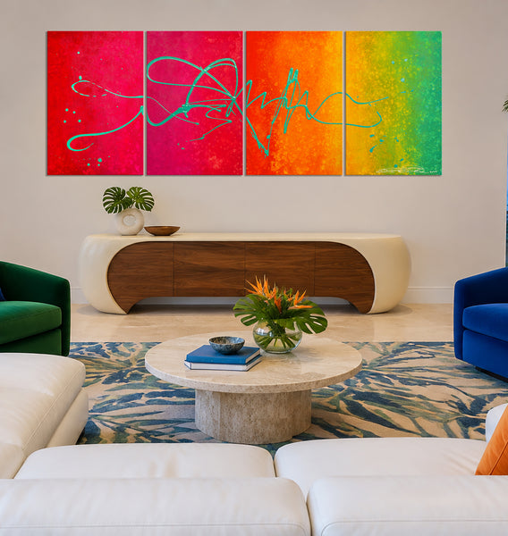 "Celebrate Life" Original Modern Abstract Painting