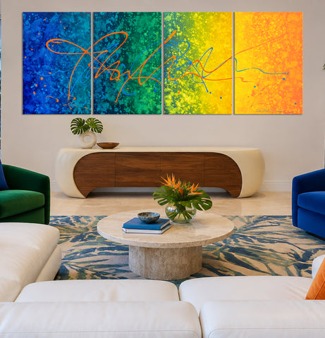 "Joy in Motion" Original Modern Abstract Painting