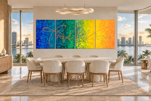 "Joy in Motion" Original Modern Abstract Painting