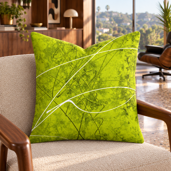 Mid-century modern Hollywood Hills home, angle 2 - Chartreuse