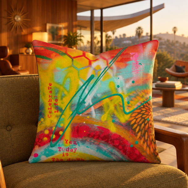 Mid-century modern Hollywood Hills home - Positive Vibes