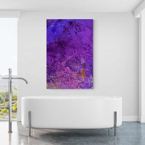 Abstract Wall Art - Amethyst