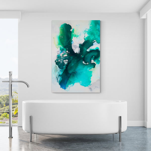 Abstract Wall Art - Tropical Waters 2B