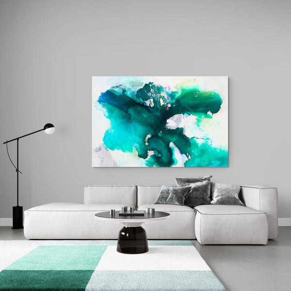 Abstract Wall Art - Tropical Waters 2B