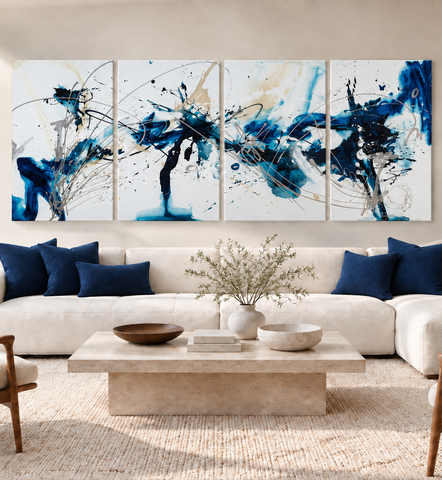 "Nautical" Original Modern Abstract Painting