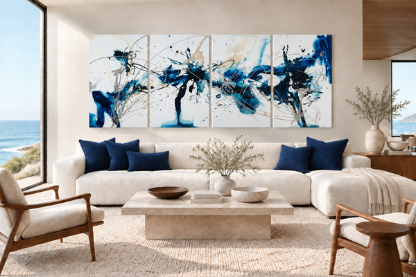 "Nautical" Original Modern Abstract Painting