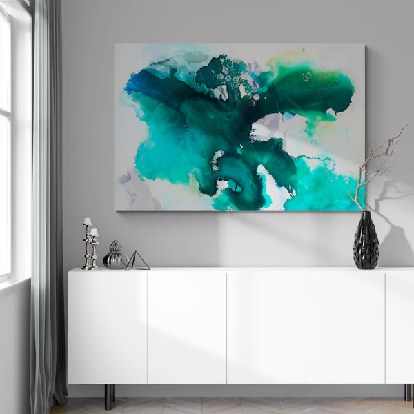 Abstract Wall Art - Tropical Waters 2B