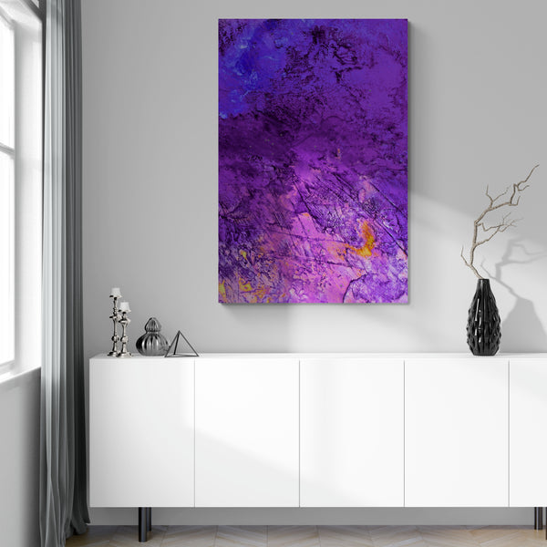 Abstract Wall Art - Amethyst