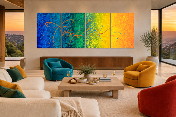 "Joy in Motion" Original Modern Abstract Painting