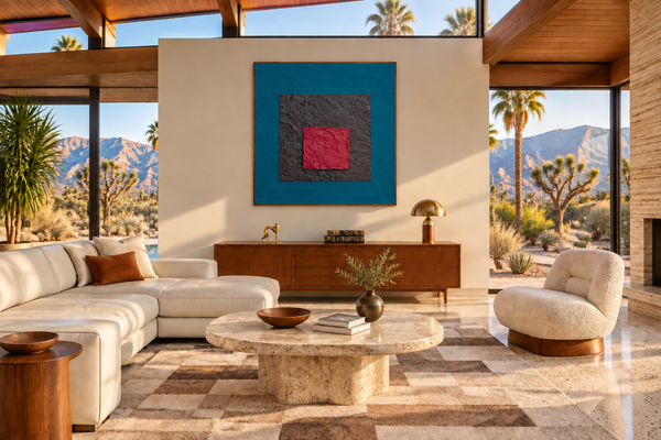 "Retro 4" Original Modern Abstract Painting