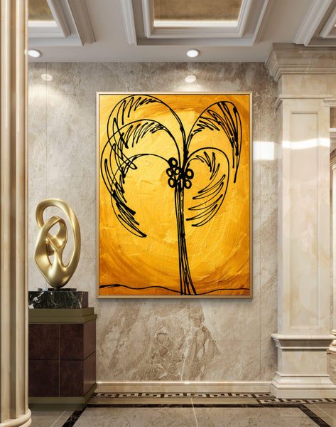 Gold - Palm Tree