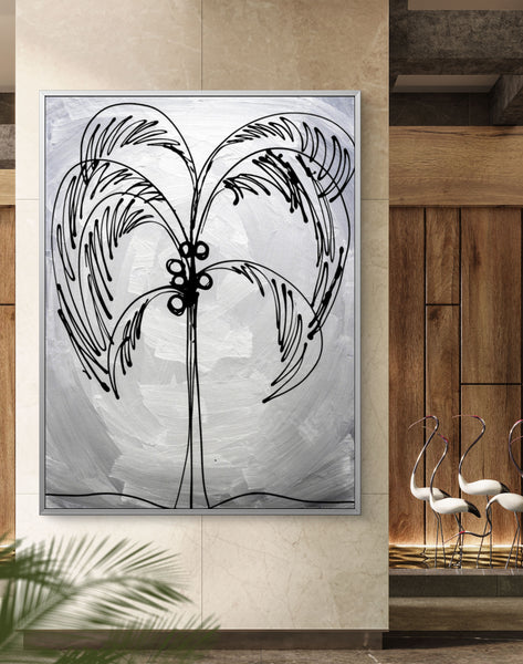 Silver - Palm Tree