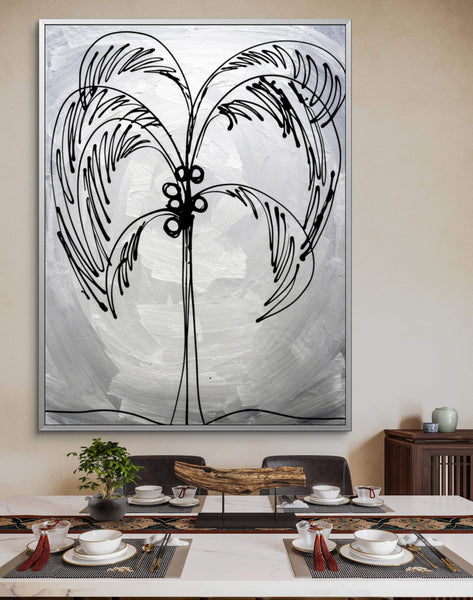 Silver - Palm Tree