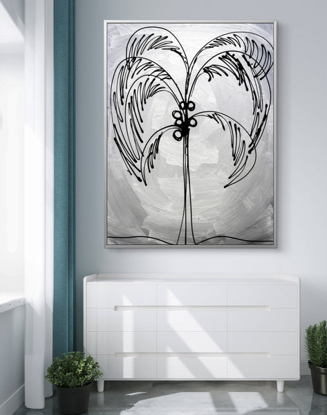 Silver - Palm Tree
