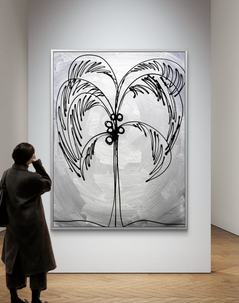 Silver - Palm Tree