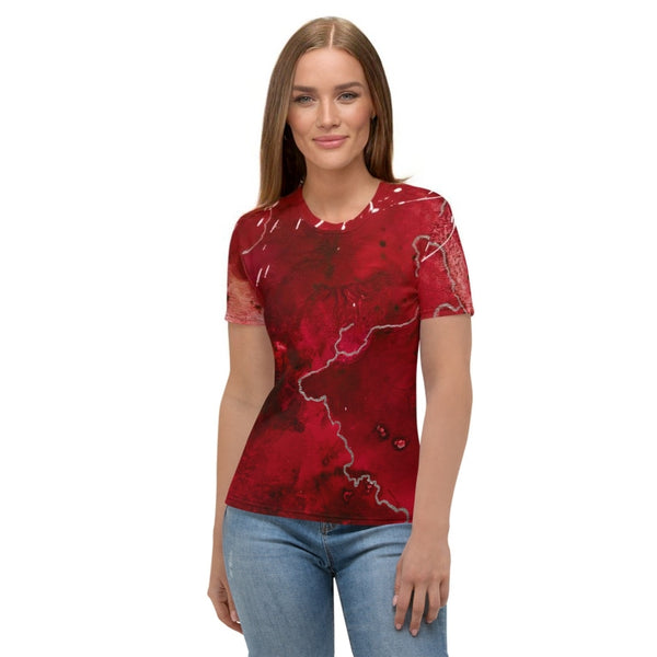 Women's T-shirt "Crimson Sky 1"